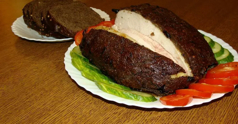 Готовим Мясо «Бородинская» курочка. Нежное и ароматное мясо под необычной корочкой