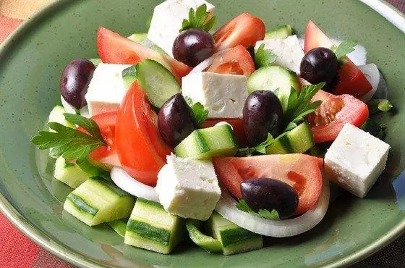 Готовим Салаты Классический греческий салат (Horiatiki)