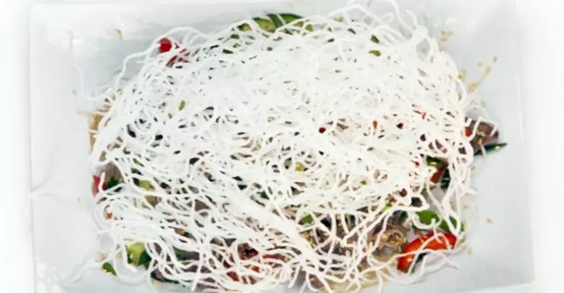 Готовим Салаты «Ледяной» китайский салат с говядиной