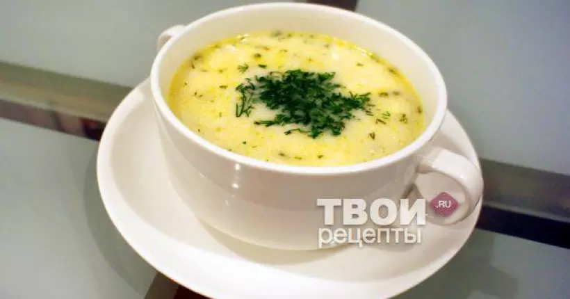 Готовим Супы Суп с плавленным сыром