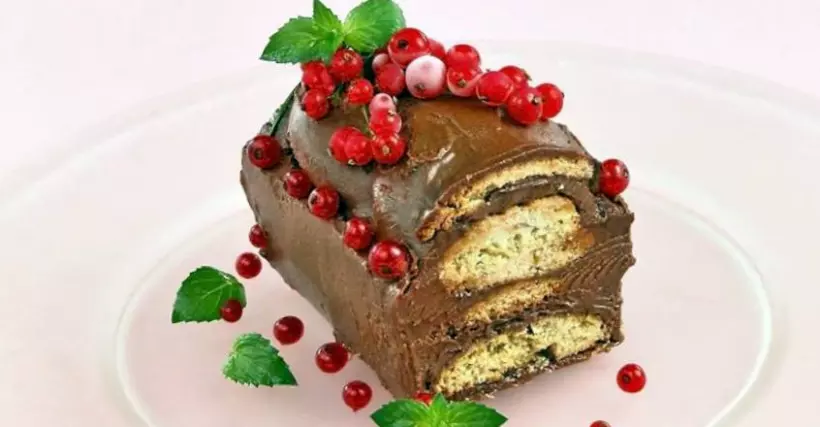 Готовим Десерты Торт из овсяного печенья