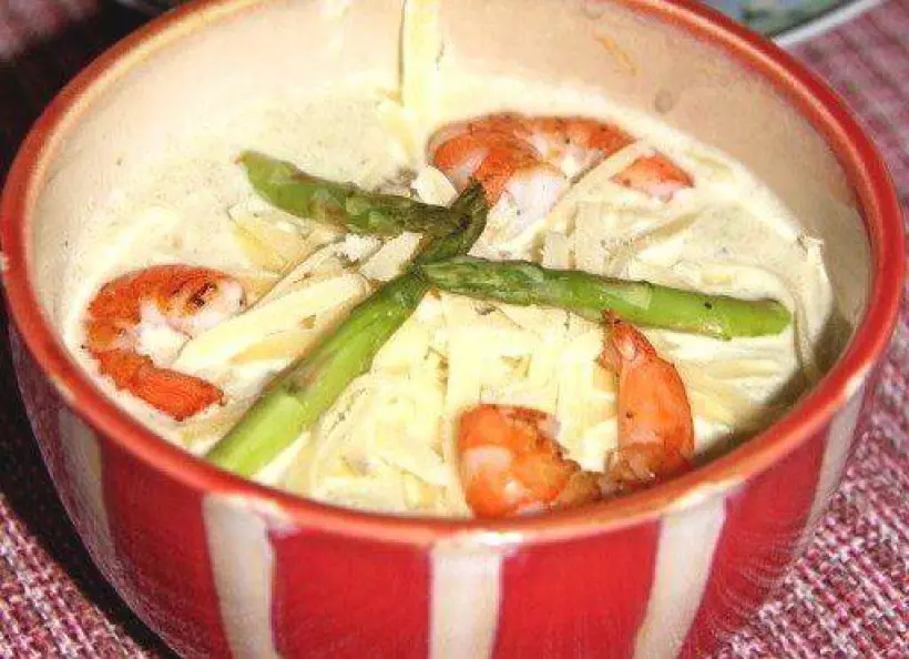 Готовим Супы Крем-суп из цукини с креветками