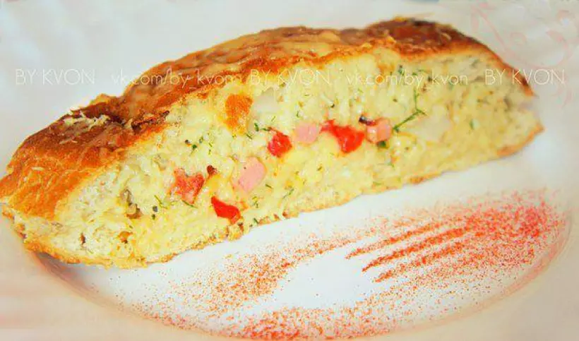 Готовим Закуски Чиабатта с колбасой, сыром и зеленью
