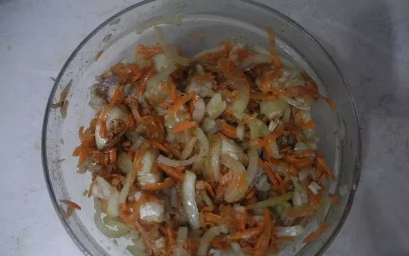 Готовим Рыба Хе из рыбы по-корейски с морковью
