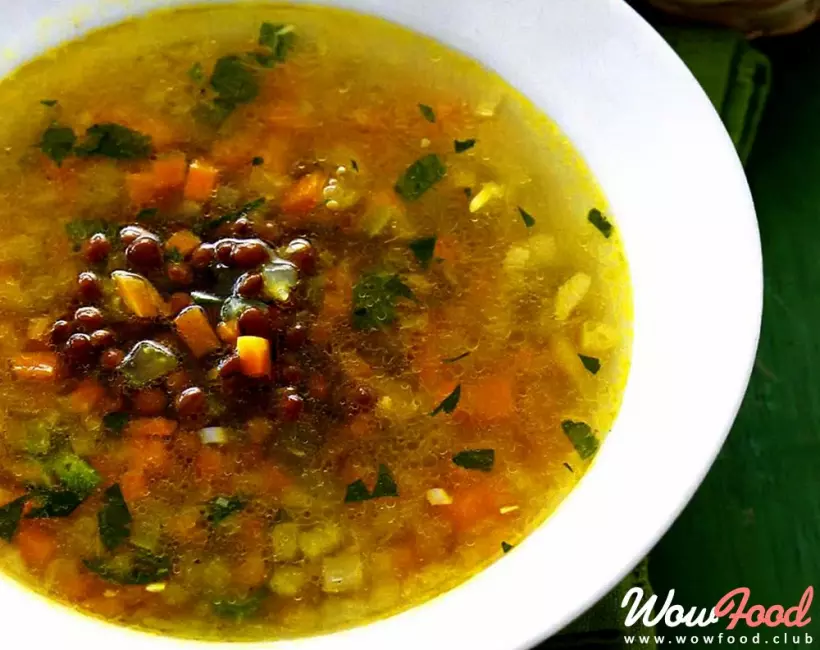 Готовим Супы Чечевичный суп с овощами