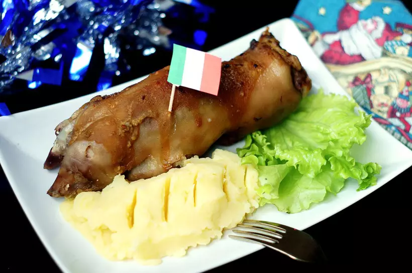Готовим Мясо Свиная ножка по-итальянски