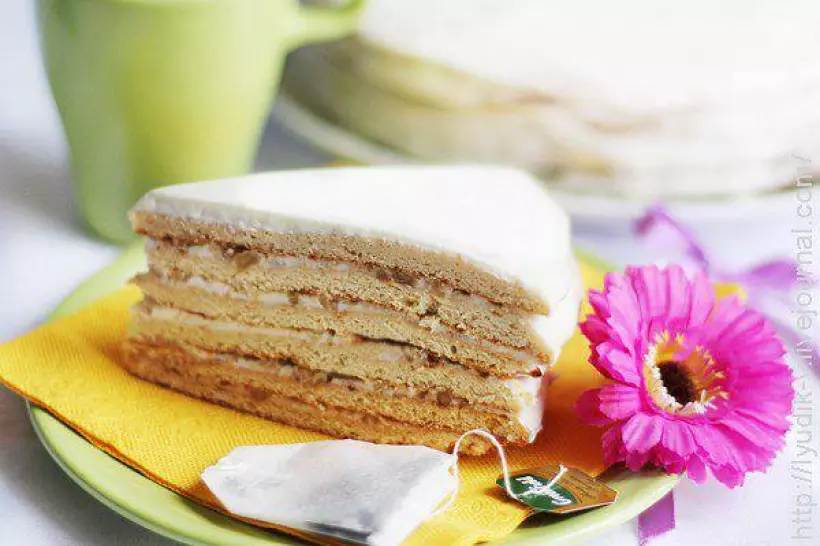 Готовим Десерты Многослойный медовый торт
