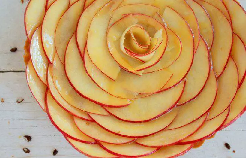 Готовим Десерты Яблочная роза
