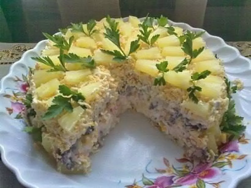 Готовим Салаты Торт-салат «Чудо-слойка»