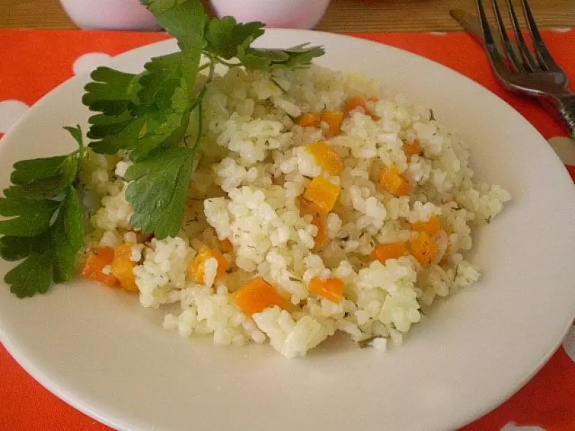 Готовим Вегетарианские Рис с морковкой в мультиварке