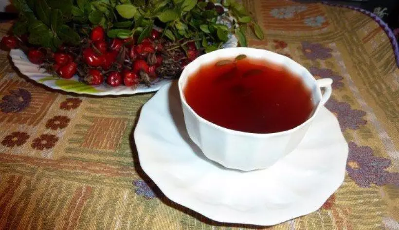Готовим Коктейли Брусничный чай