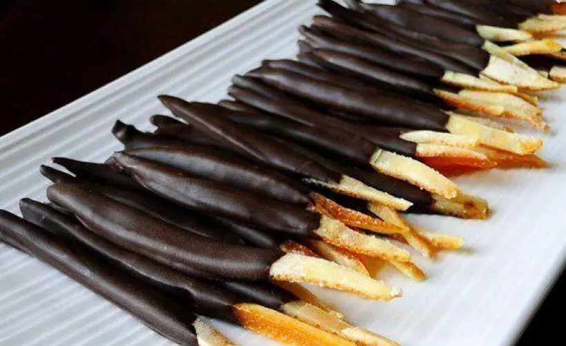 Готовим Десерты Апельсиновые палочки в шоколаде
