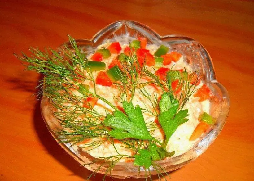 Готовим Салаты Салат сырный с чесноком и морковью