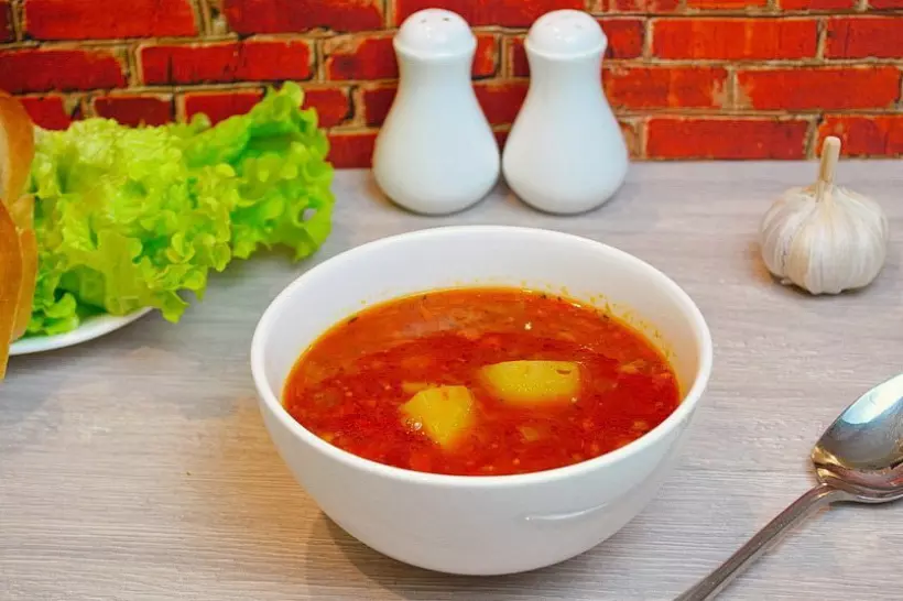 Готовим Супы Суп с килькой в томате
