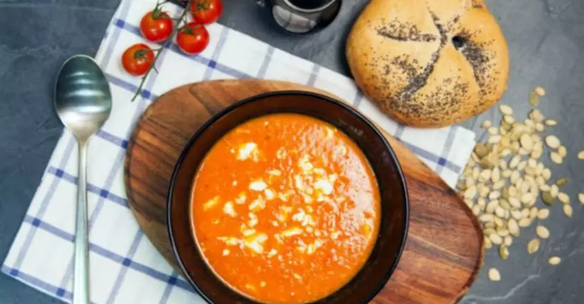 Готовим Супы Томатный суп с зирой