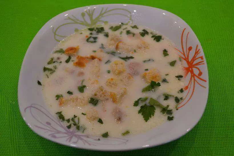 Готовим Супы Cырный суп для детей
