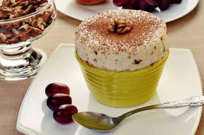 Готовим Десерты Парфе с грецкими орехами и медом