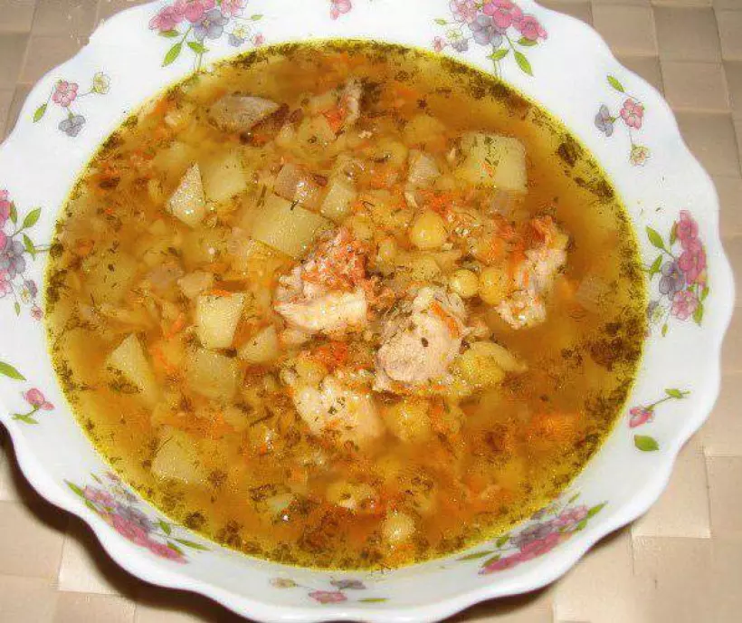 Готовим Супы Суп со свининой в мультиварке Поларис