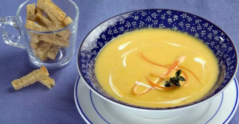 Готовим Супы Суп-пюре из картофеля с морковью