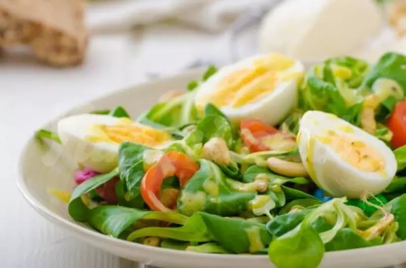 Готовим Салаты Салат из овощей и яиц