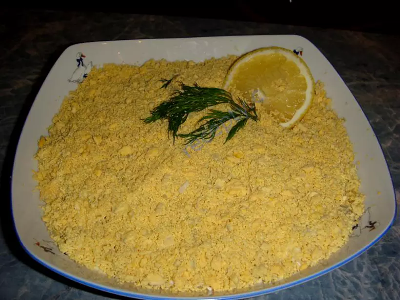Готовим Салаты Салат Мимоза с сардиной и сыром