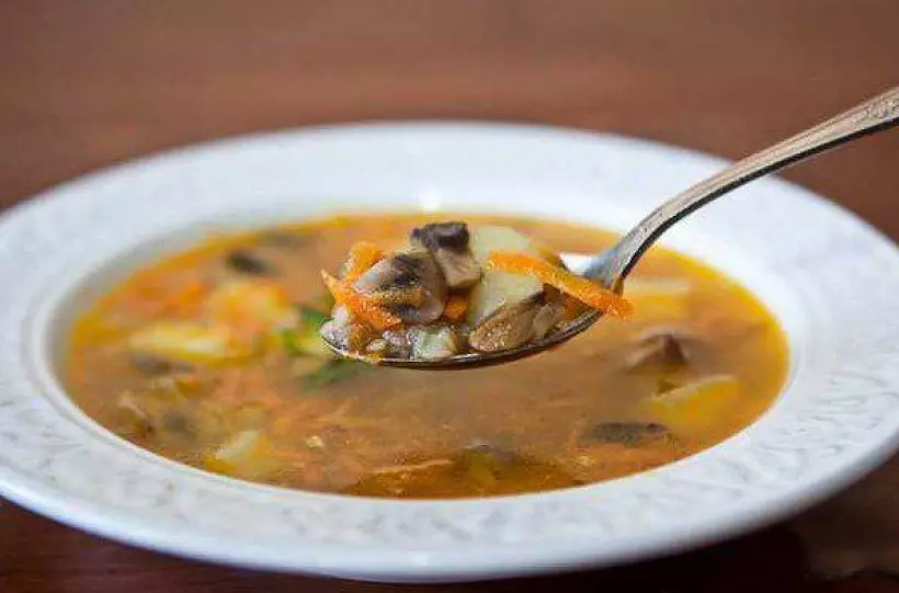 Готовим Супы Суп грибной с шампиньонами