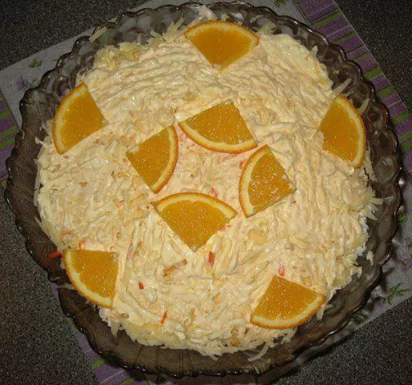 Готовим Салаты Салат «Апельсиновая курочка»