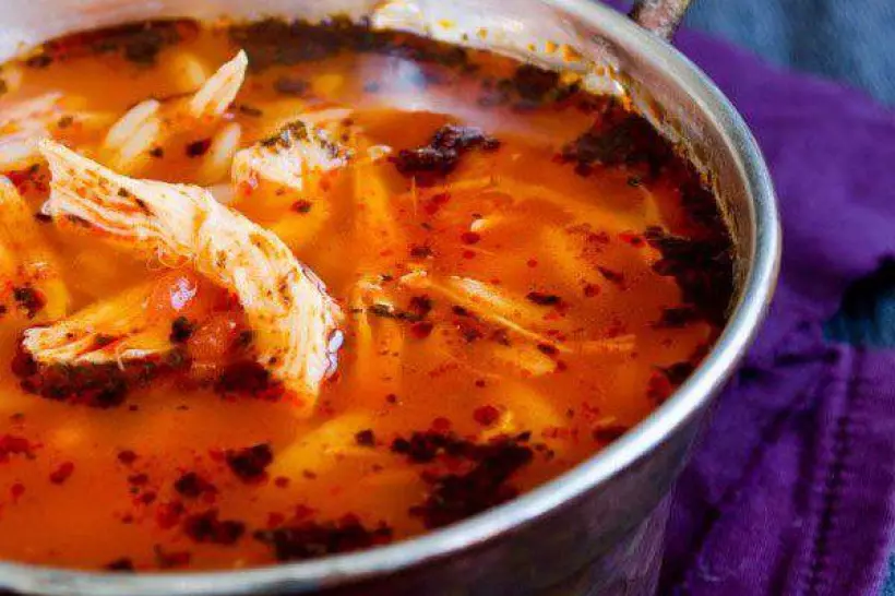 Готовим Супы Томатный суп с курицей