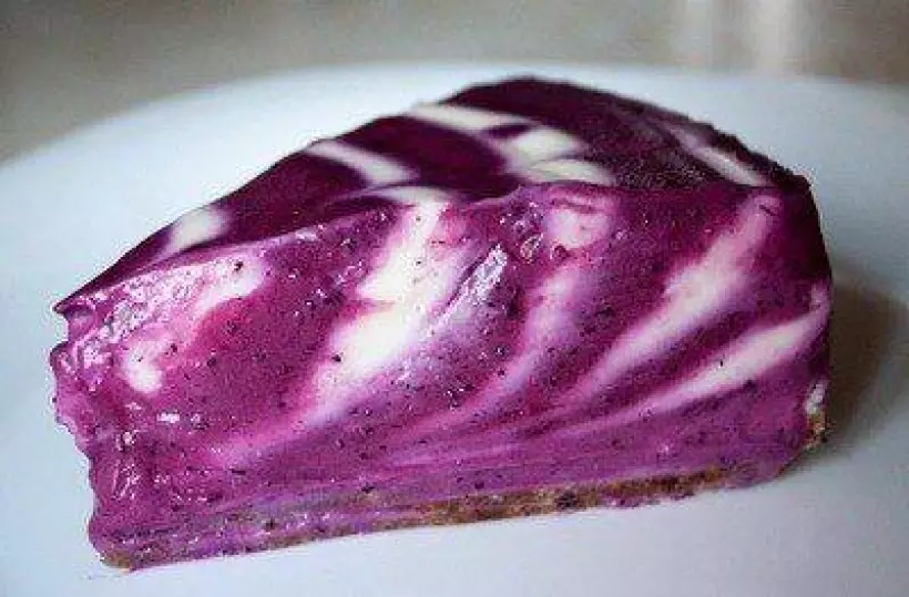 Готовим Десерты Черничный творожный торт