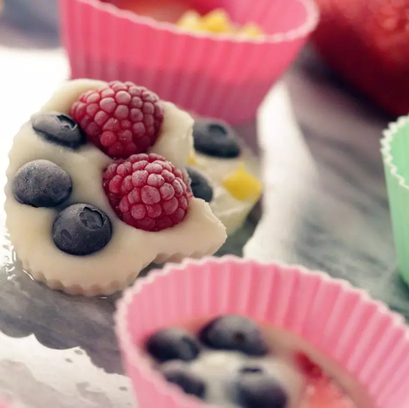Готовим Десерты Мини-пирожные из замороженного йогурта
