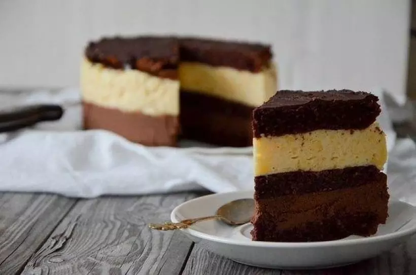 Готовим Десерты Шоколадно-лимонный торт