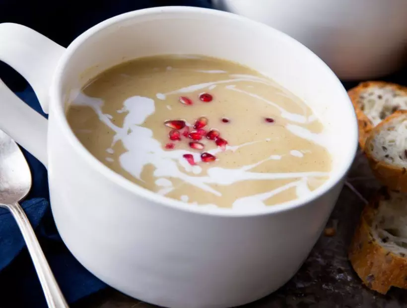 Готовим Супы Крем-суп с печёной тыквой и фасолью