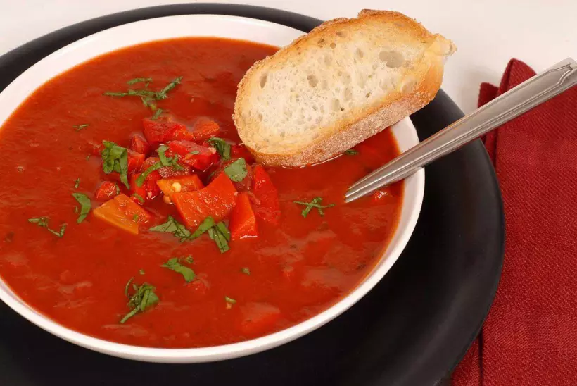 Готовим Супы Холодный томатный суп