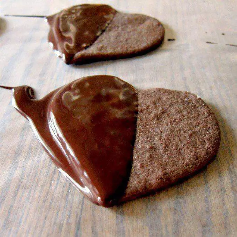 Готовим Выпечка Шоколадно-коричные «сердца»