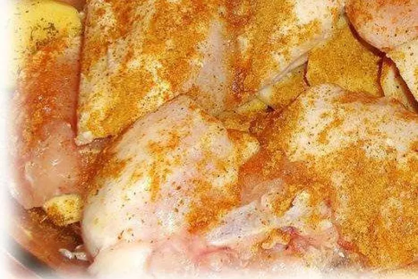 Готовим Мясо Курица, запеченная с картофелем