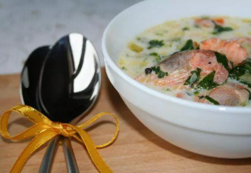 Готовим Супы Сырный суп с морепродуктами