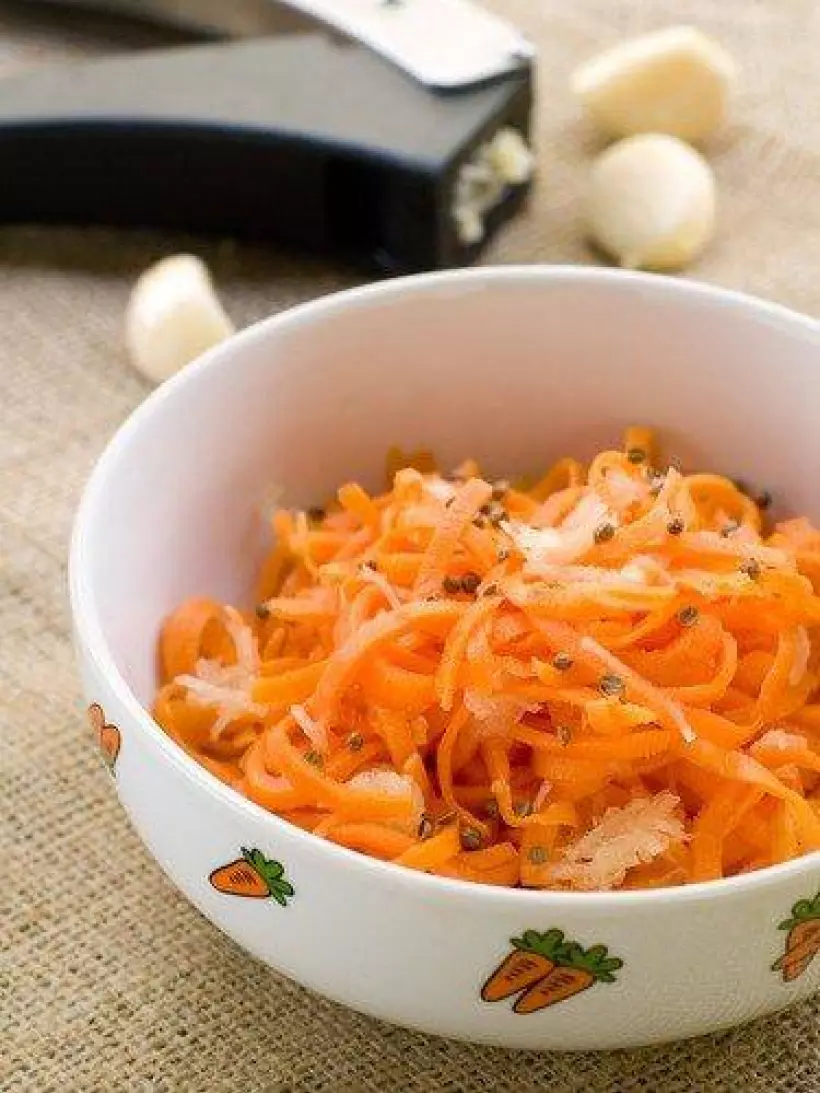 Готовим Салаты Морковный салат с кумином
