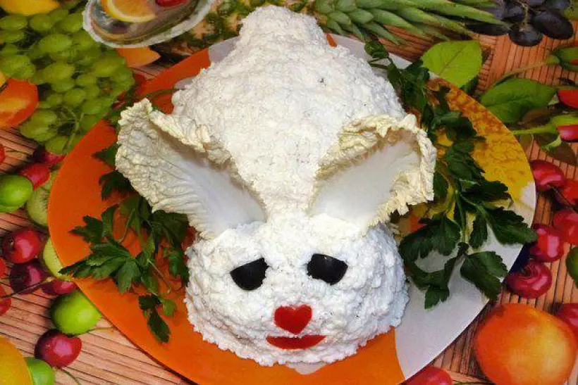 Готовим Салаты Салат «Белый кролик»
