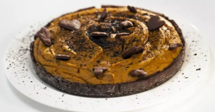 Готовим Десерты Шоколадно-тыквенный тарт