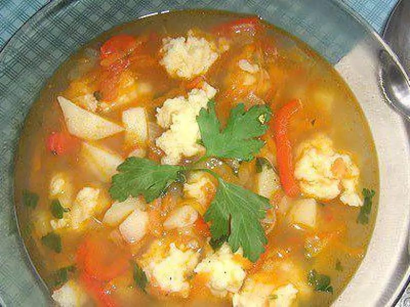 Готовим Супы Суп с галушками по-кубански
