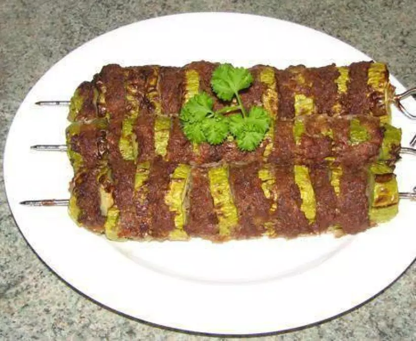 Готовим Мясо Люля-кебаб с кабачками