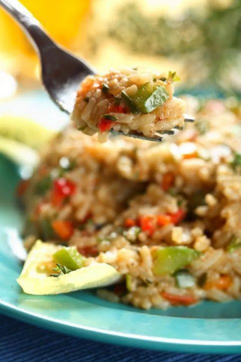 Готовим Закуски Рис с овощами по‑мексикански