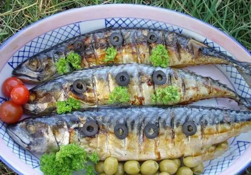 Готовим Рыба Скумбрия на барбекю