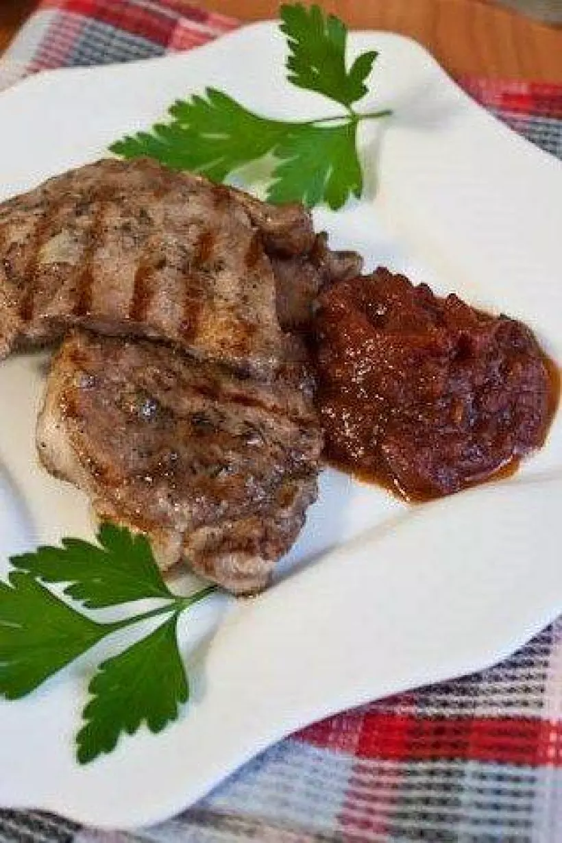 Готовим Мясо Свинина с соусом наршараб