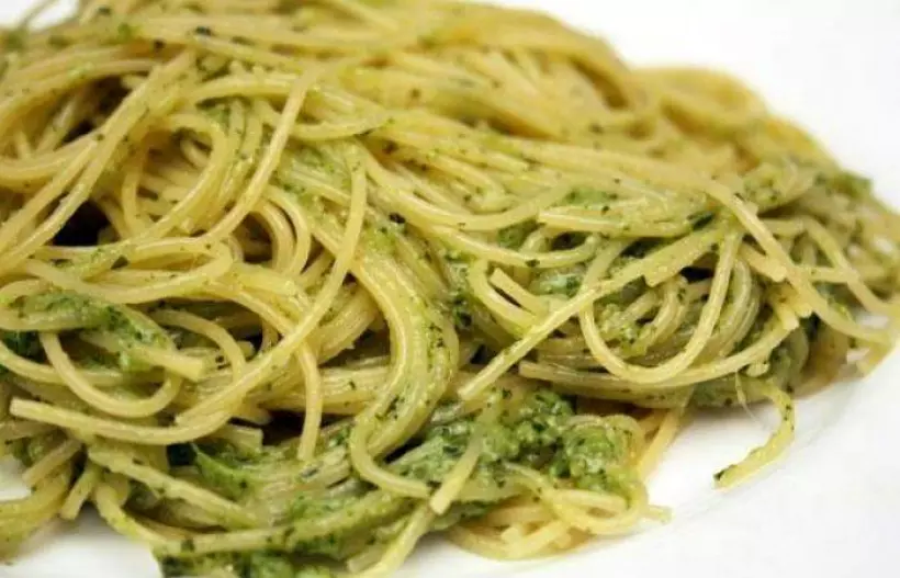Готовим Здоровье Спагетти с соусом песто
