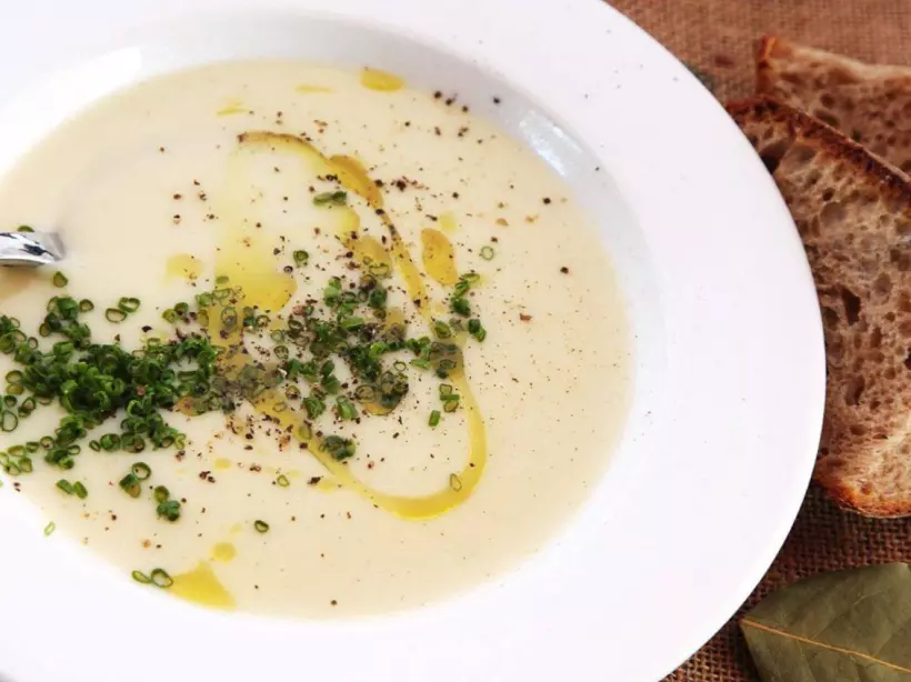 Готовим Супы Картофельный суп с луком пореем