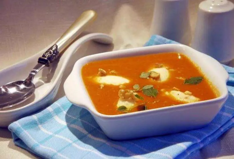 Готовим Супы Суп из паприки с манными клецками