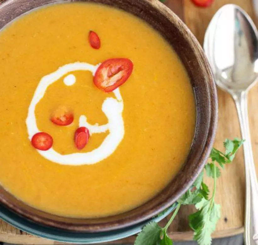 Готовим Супы Тыквенный суп из пяти ингредиентов