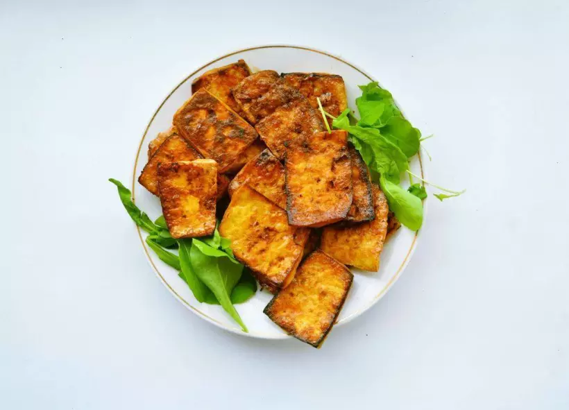 Готовим Вегетарианские Запеченный тофу