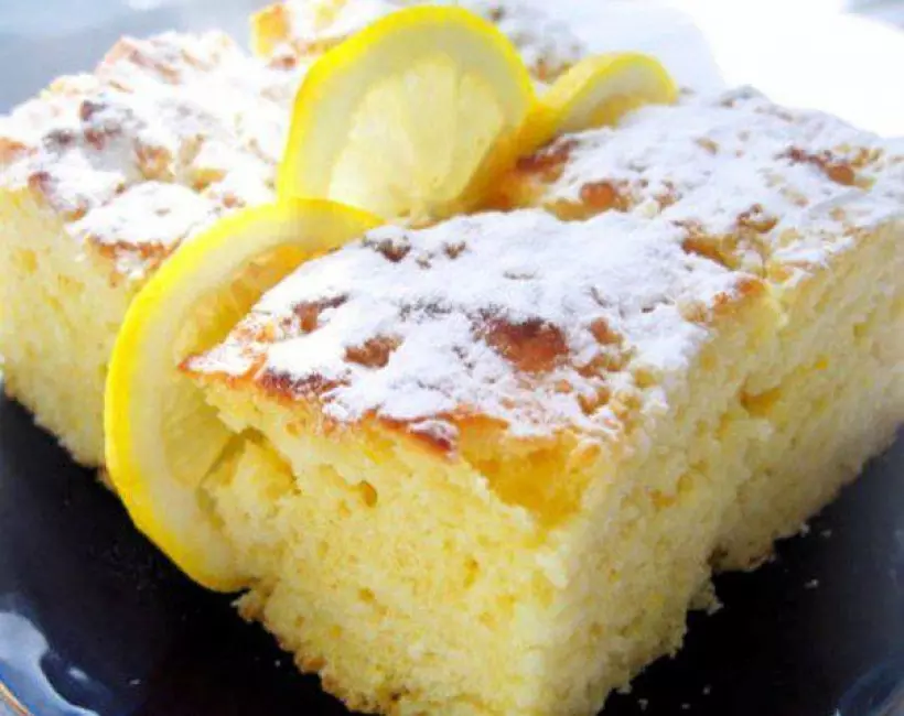 Готовим Десерты Легкие лимонные пирожные